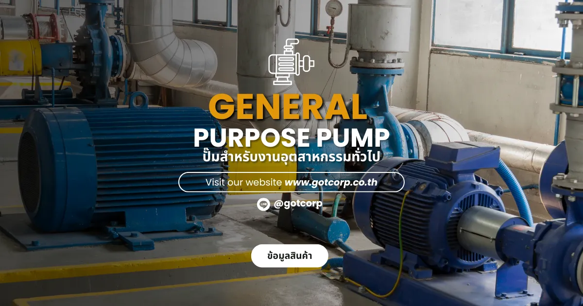 สีฟ้าปั๊มแรงเหวี่ยง General Purpose Pump สำหรับระบบอุตสาหกรรม