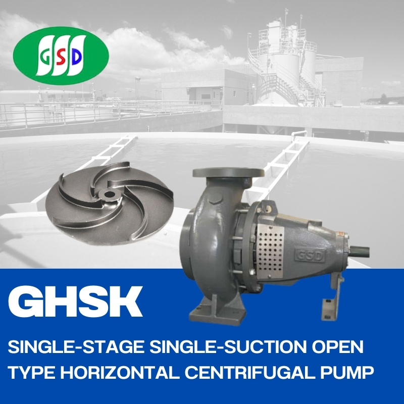 GHSK single-stage single-suction open type horizontal centrifugal pump